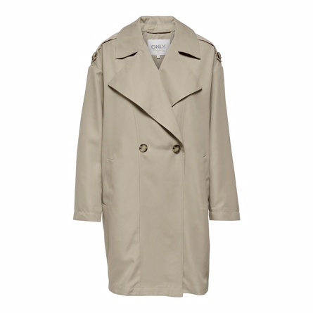 Billede af ONLY Trenchcoat Line Beige